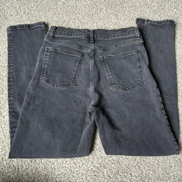 Mango MNG Denim Black Skinny Jeans Sz 6 Minimalist Contemporary - Picture 4 of 4